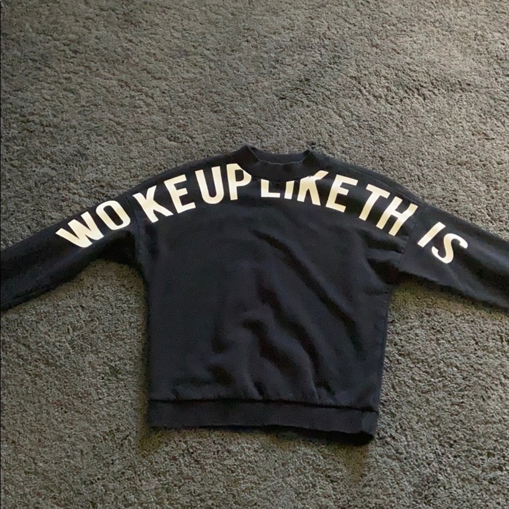 Black Long Sleeve (Woke Up Like This)